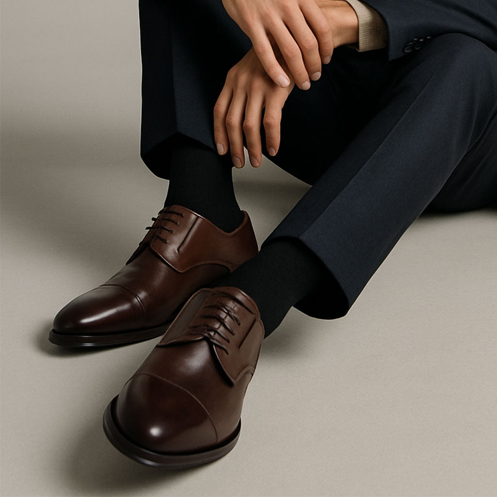 SCARPE BASSE DA UOMO IN PELLE