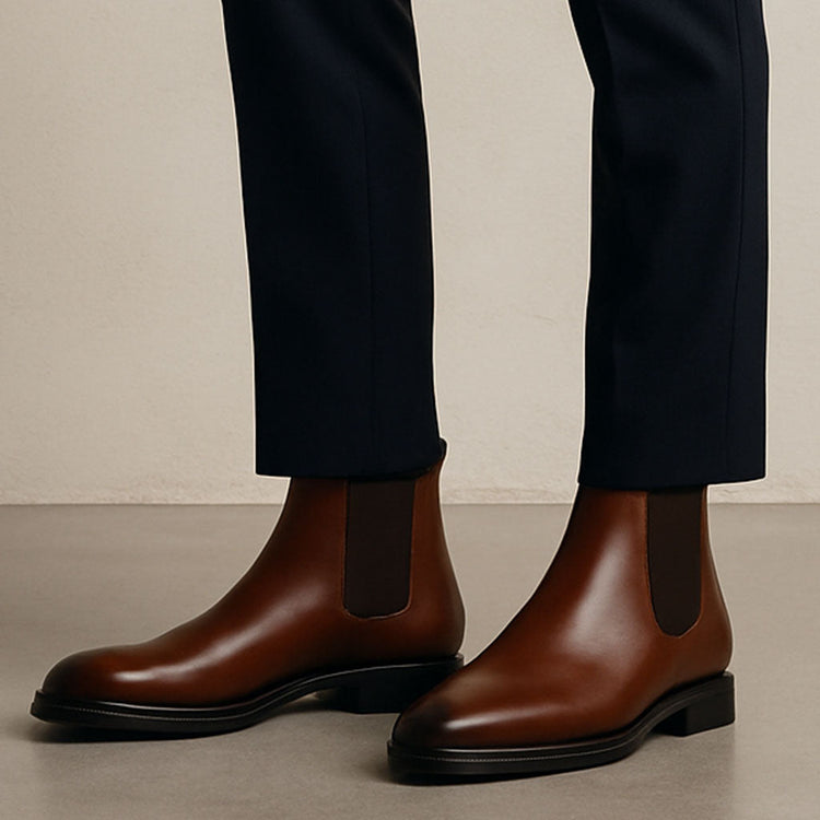 COLLEZIONE STIVALETTI UOMO IN PELLE